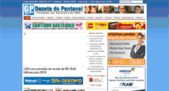 Desktop Screenshot of gazetadopantanal.com